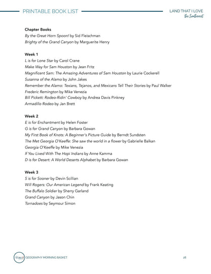 Land That I Love: The Southwest - Homeschool Better Together