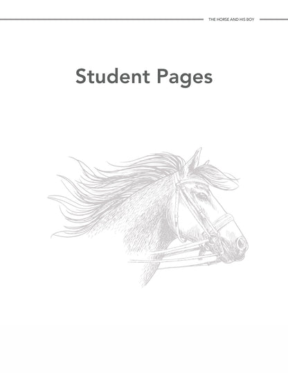 The Horse and His Boy Language Arts Together