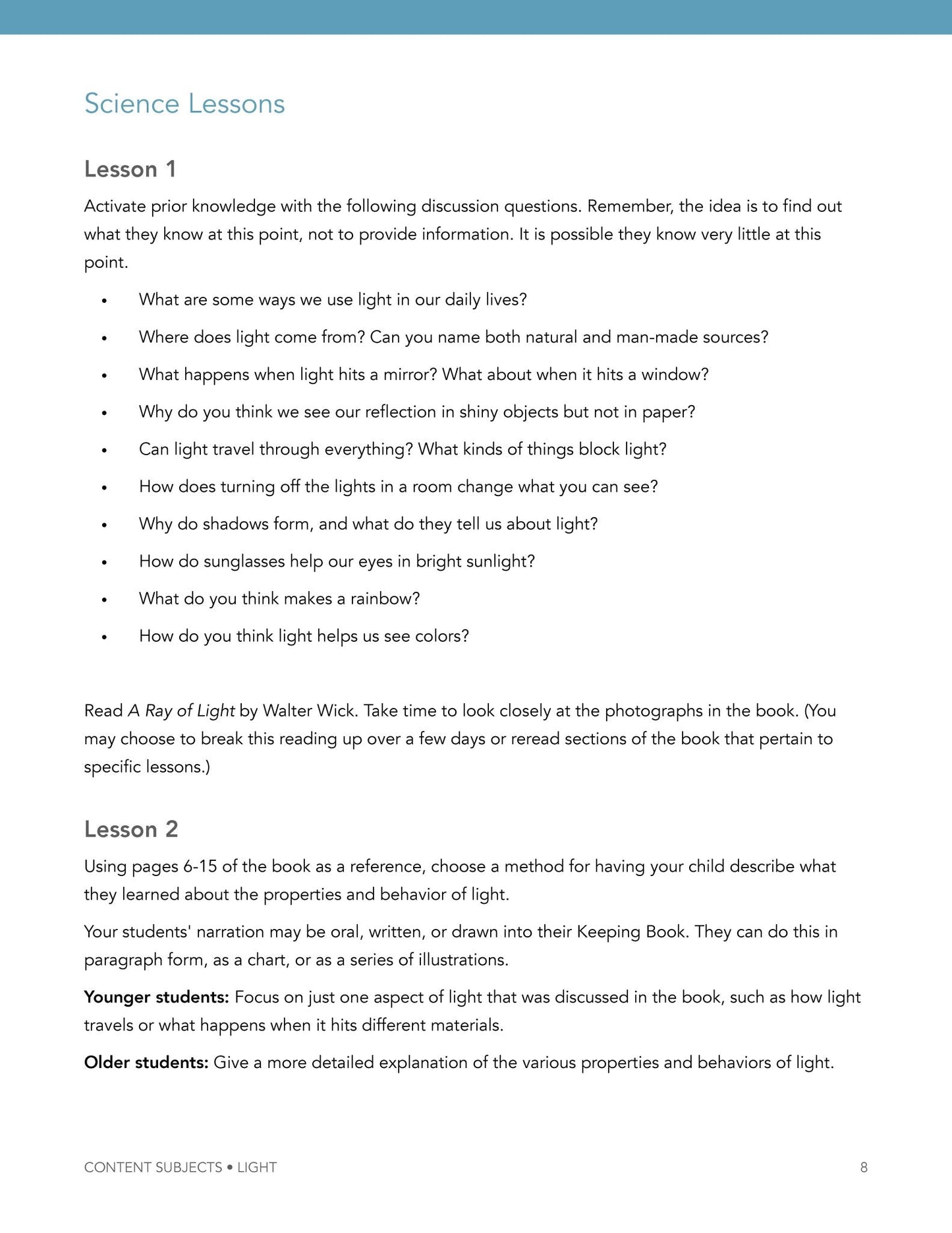 Light Wonder Studies - Homeschool Better Together