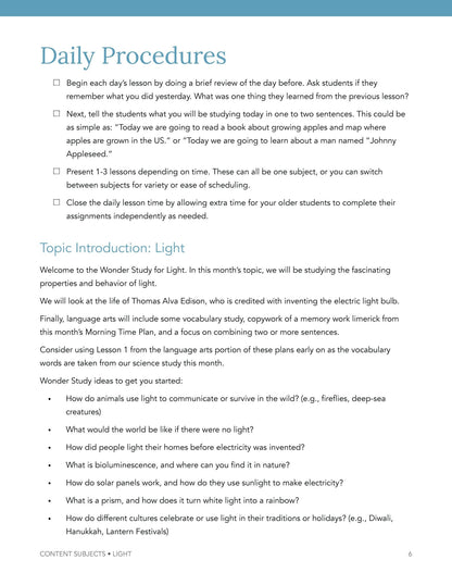 Light Wonder Studies - Homeschool Better Together