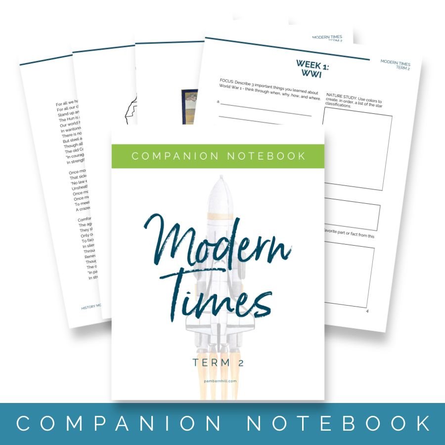 Modern Term 2 Companion Notebook - Homeschool Better Together