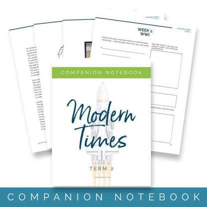 Modern Term 2 Companion Notebook - Homeschool Better Together