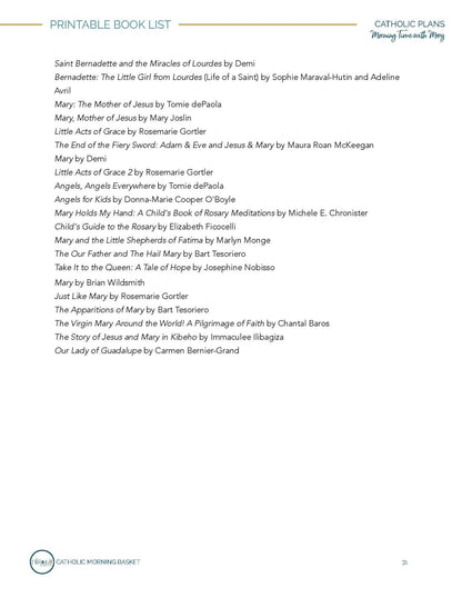 Morning Time With Mary Plans - Homeschool Better Together