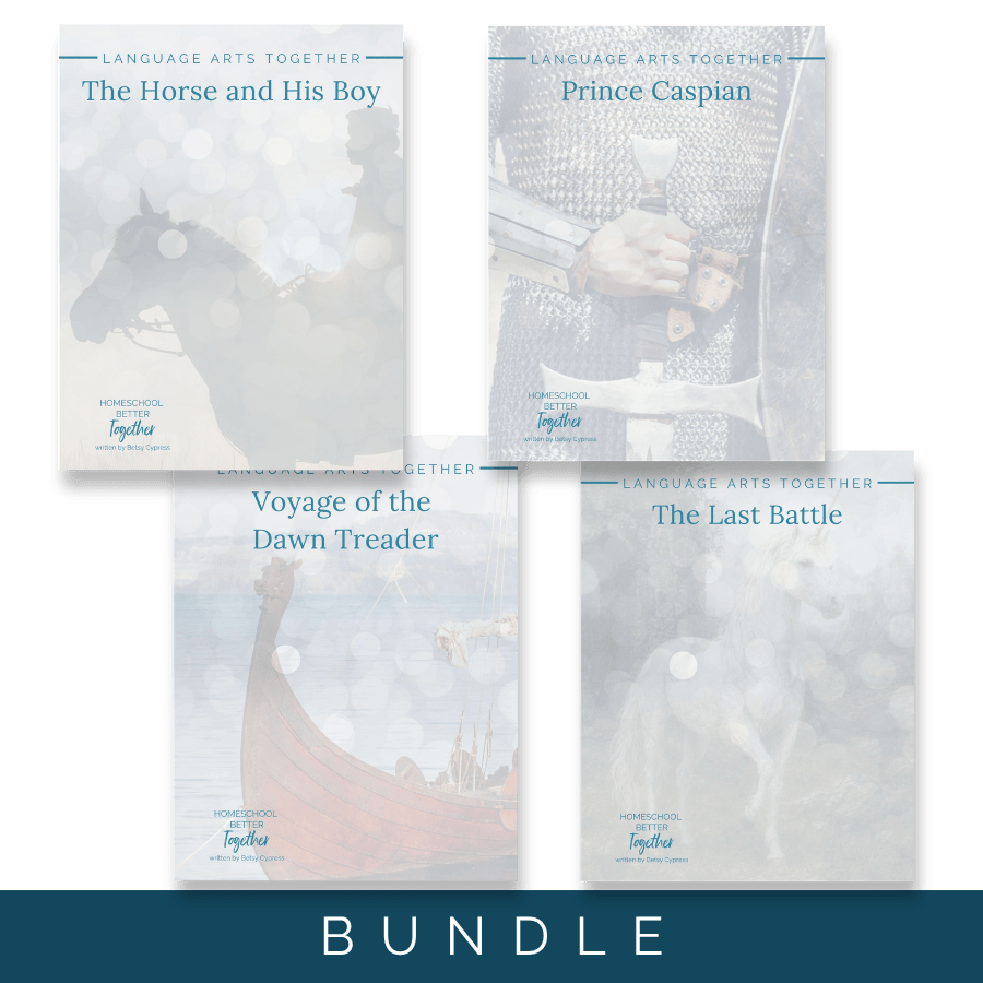 Narnia Language Arts Together 4 Book Pre-order Bundle - Homeschool Better Together