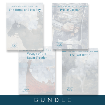 Narnia Language Arts Together 4 Book Pre-order Bundle - Homeschool Better Together