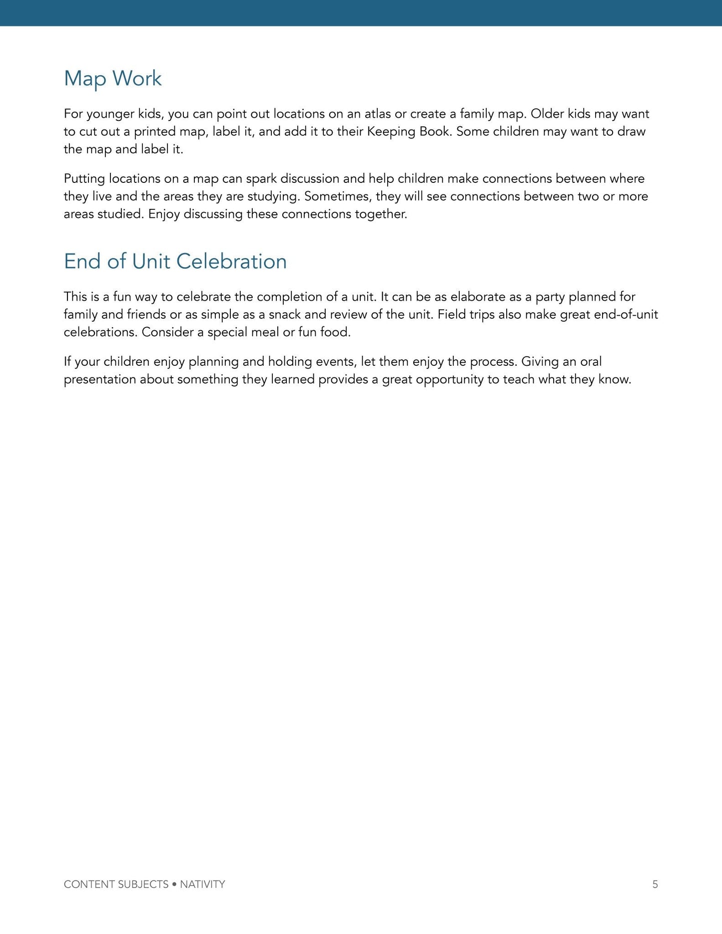 Nativity Wonder Studies - Homeschool Better Together