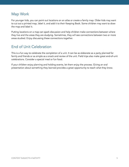 Nativity Wonder Studies - Homeschool Better Together