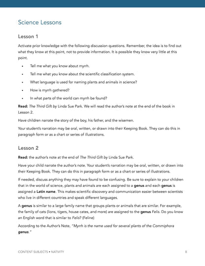 Nativity Wonder Studies - Homeschool Better Together