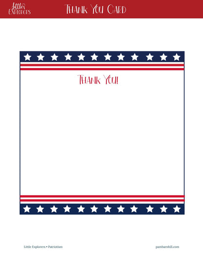Patriotism Little Explorers - Homeschool Better Together