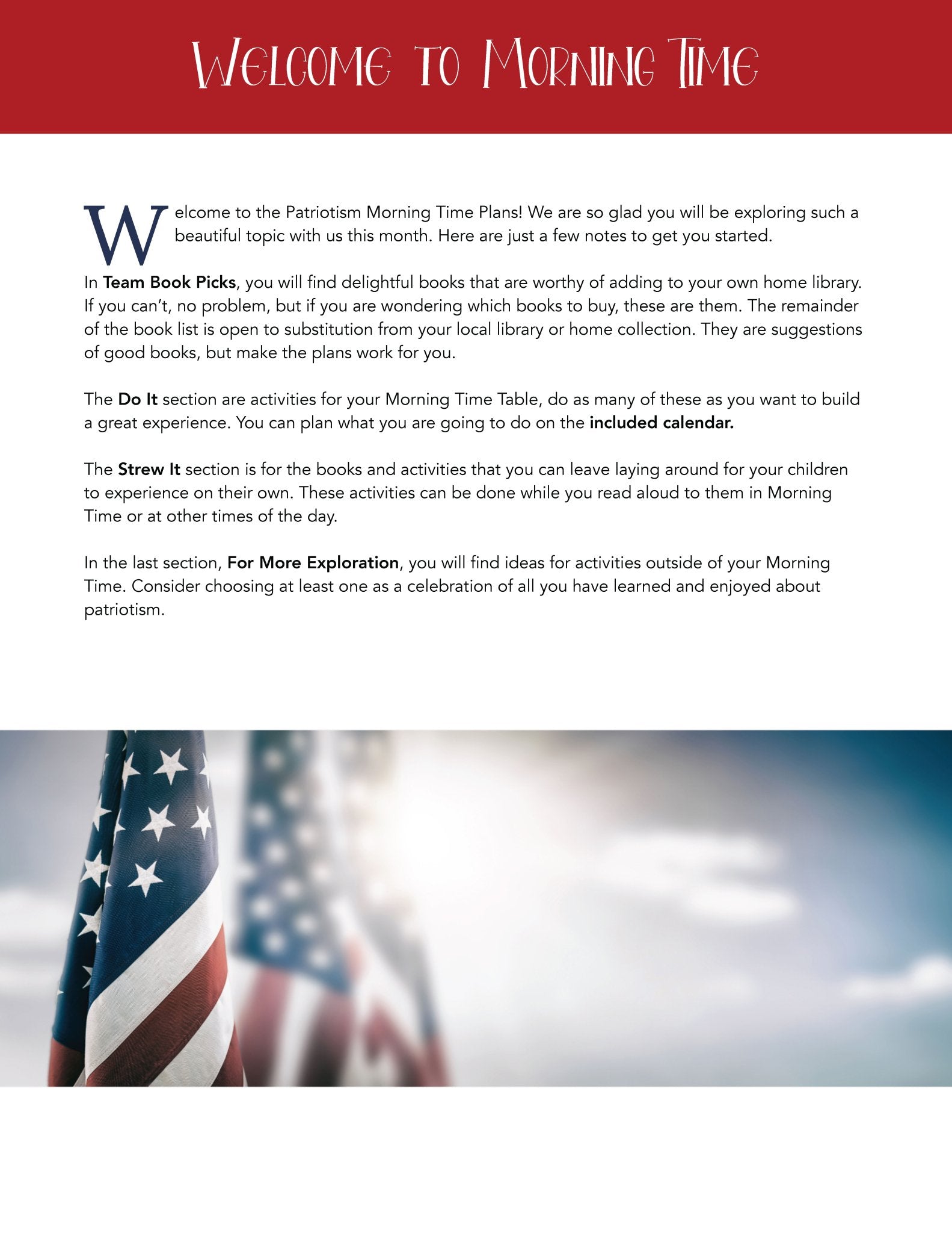 Patriotism Wonder Studies - Homeschool Better Together