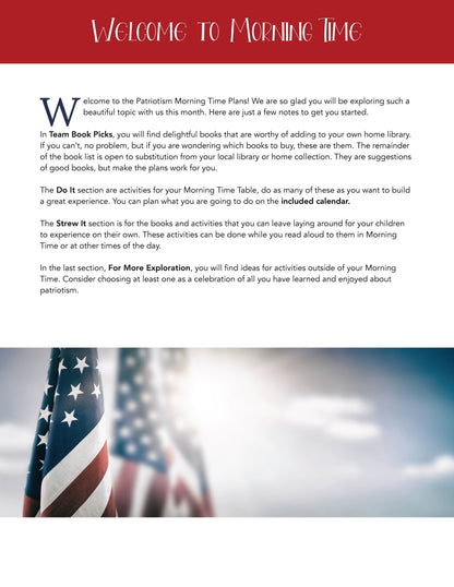 Patriotism Wonder Studies - Homeschool Better Together