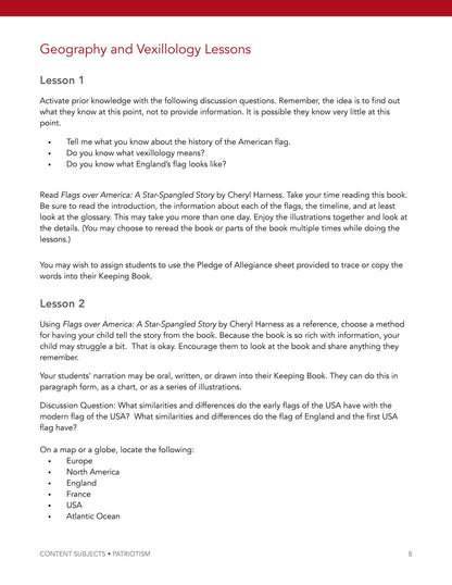 Patriotism Wonder Studies - Homeschool Better Together