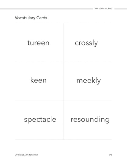 Pippi Longstocking Language Arts Together (FAE) - Homeschool Better Together