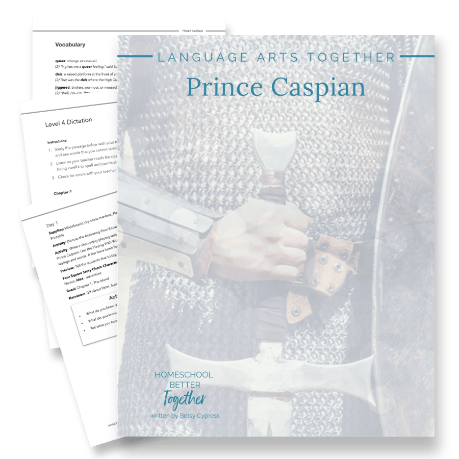 Prince Caspian Language Arts Together - Homeschool Better Together