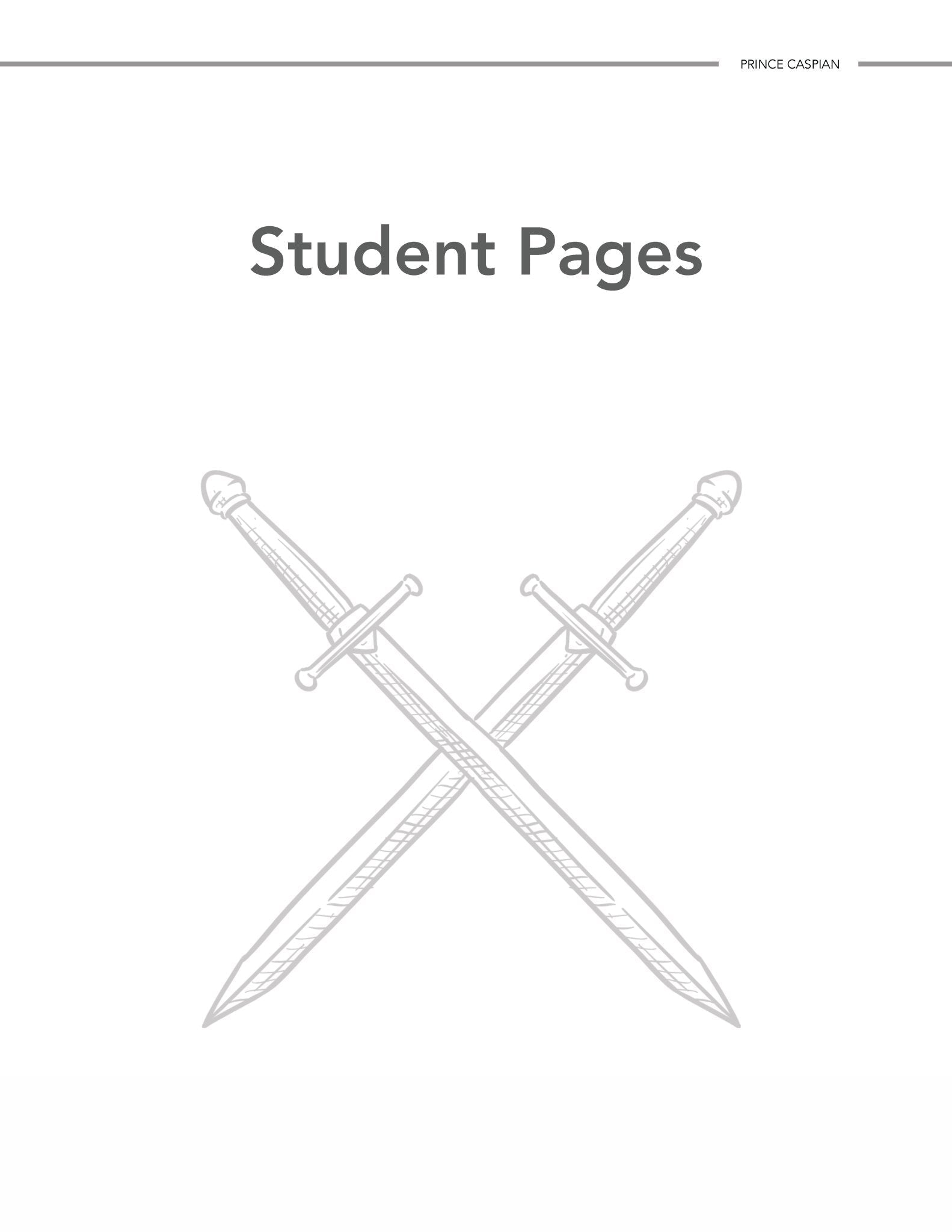 Prince Caspian Language Arts Together - Homeschool Better Together