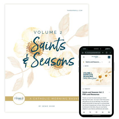 Saints and Seasons Morning Time Plans Vol. 2 - Homeschool Better Together