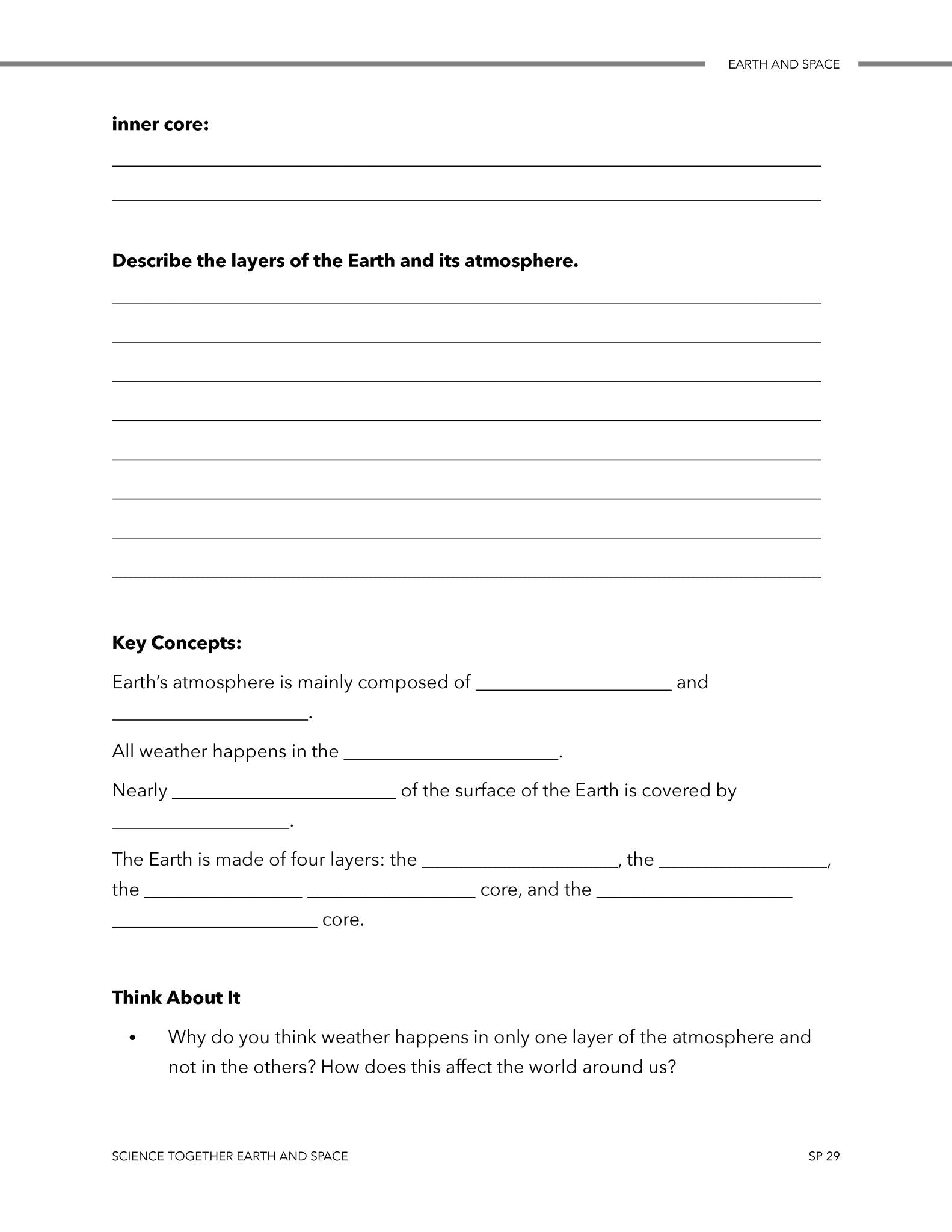 Science Together: Earth and Space - Homeschool Better Together