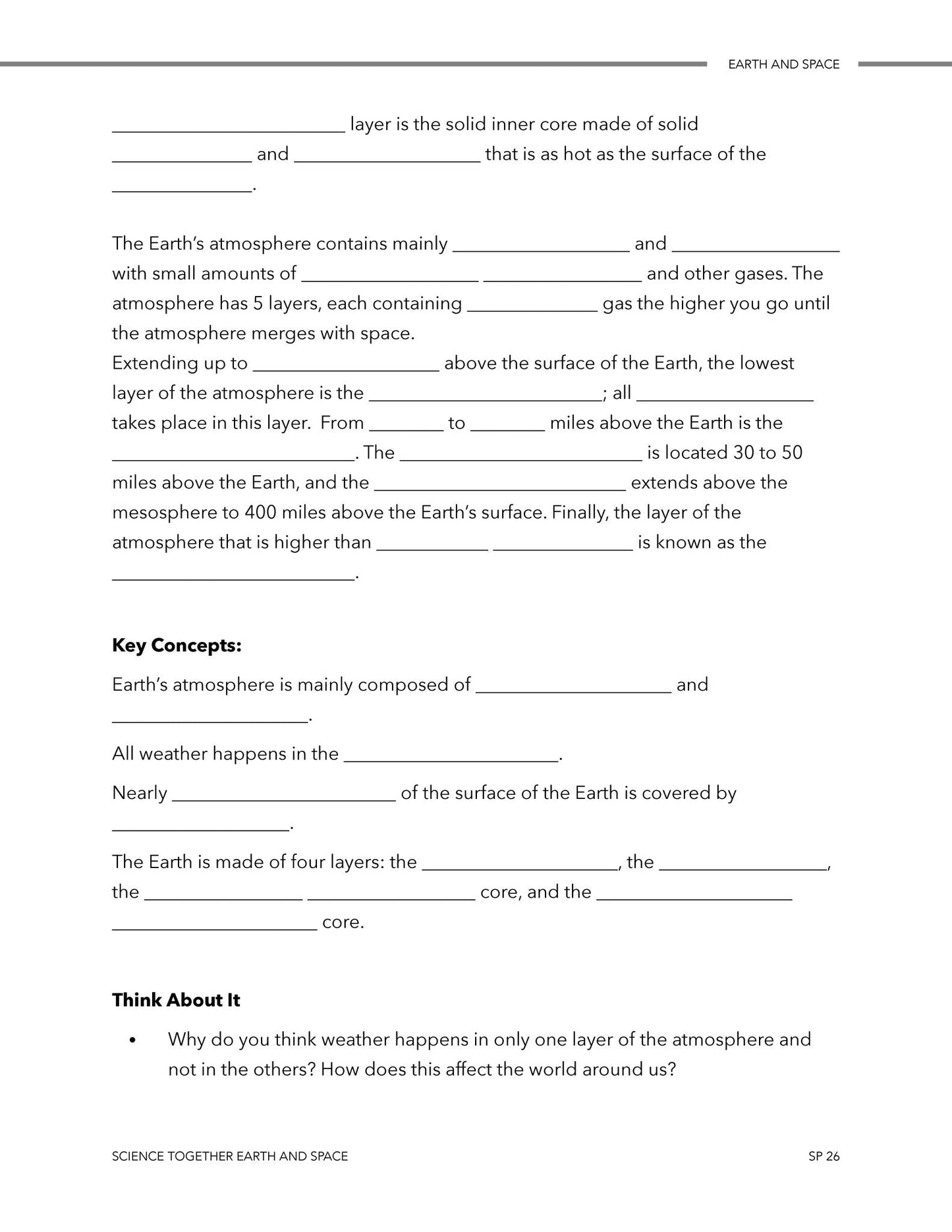 Science Together: Earth and Space - Homeschool Better Together