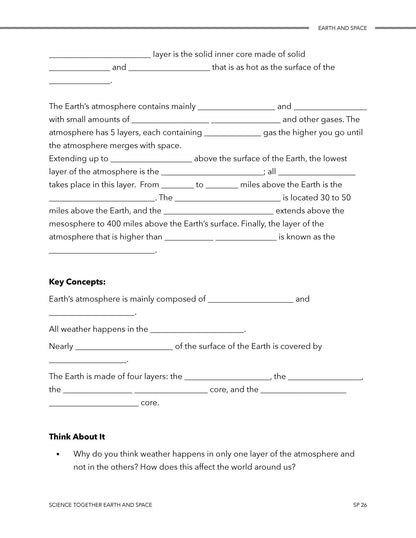 Science Together: Earth and Space - Homeschool Better Together