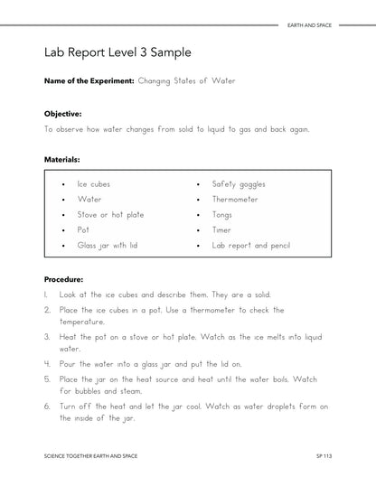 Science Together: Earth and Space - Homeschool Better Together