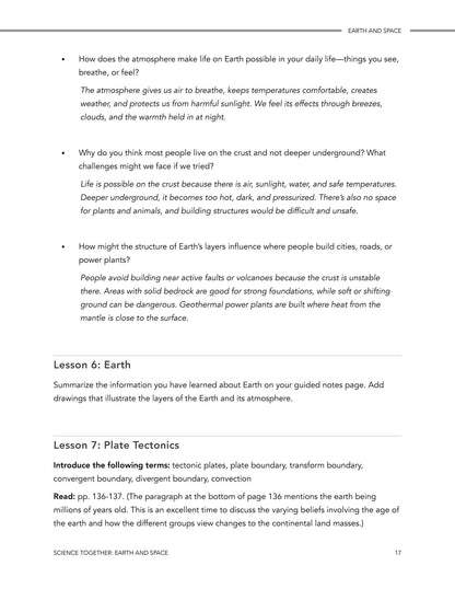 Science Together: Earth and Space - Homeschool Better Together