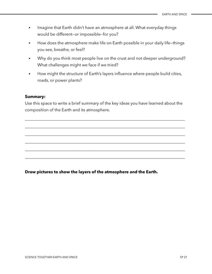Science Together: Earth and Space - Homeschool Better Together