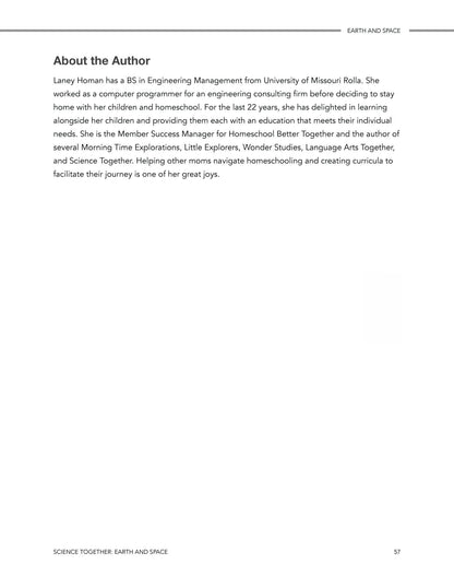 Science Together: Earth and Space - Homeschool Better Together
