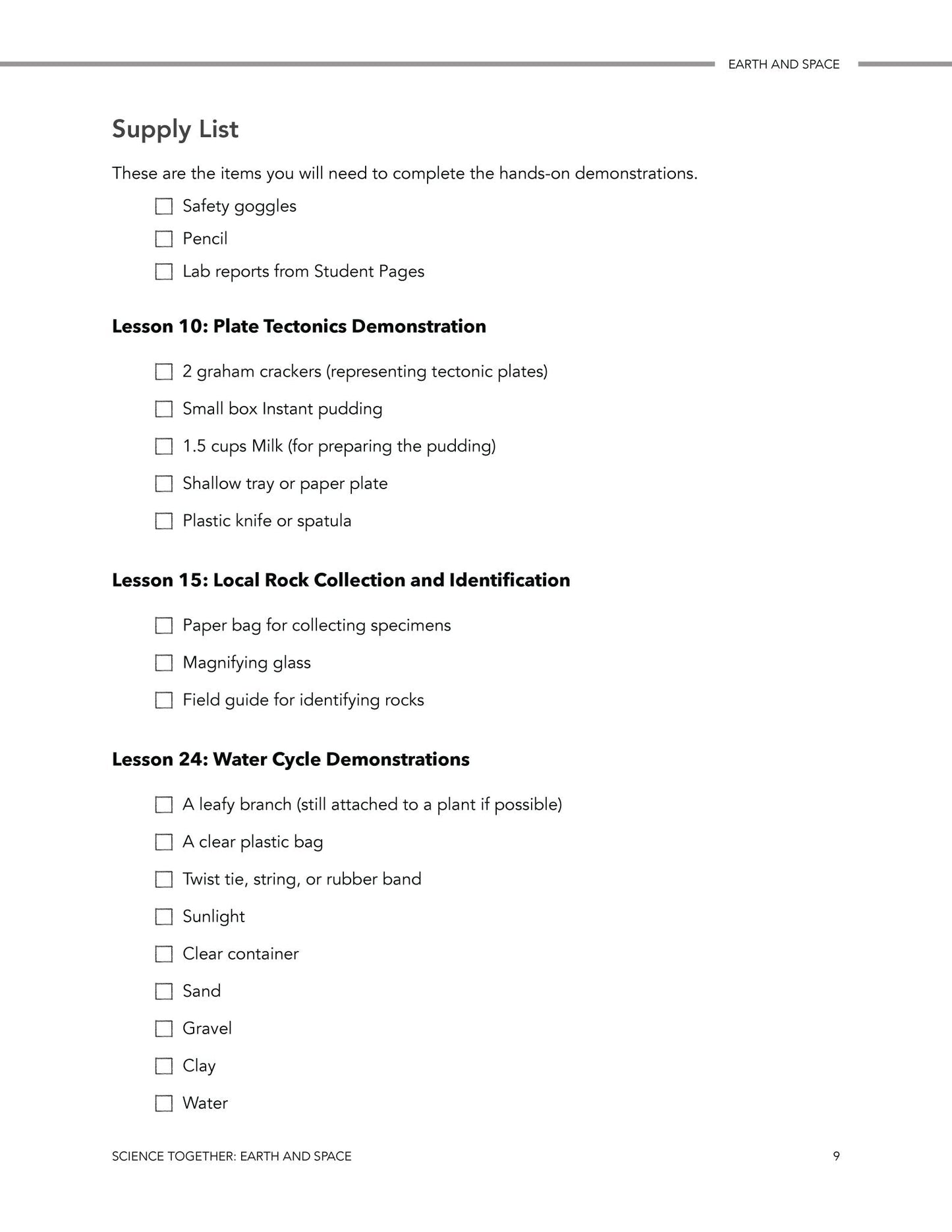 Science Together: Earth and Space - Homeschool Better Together