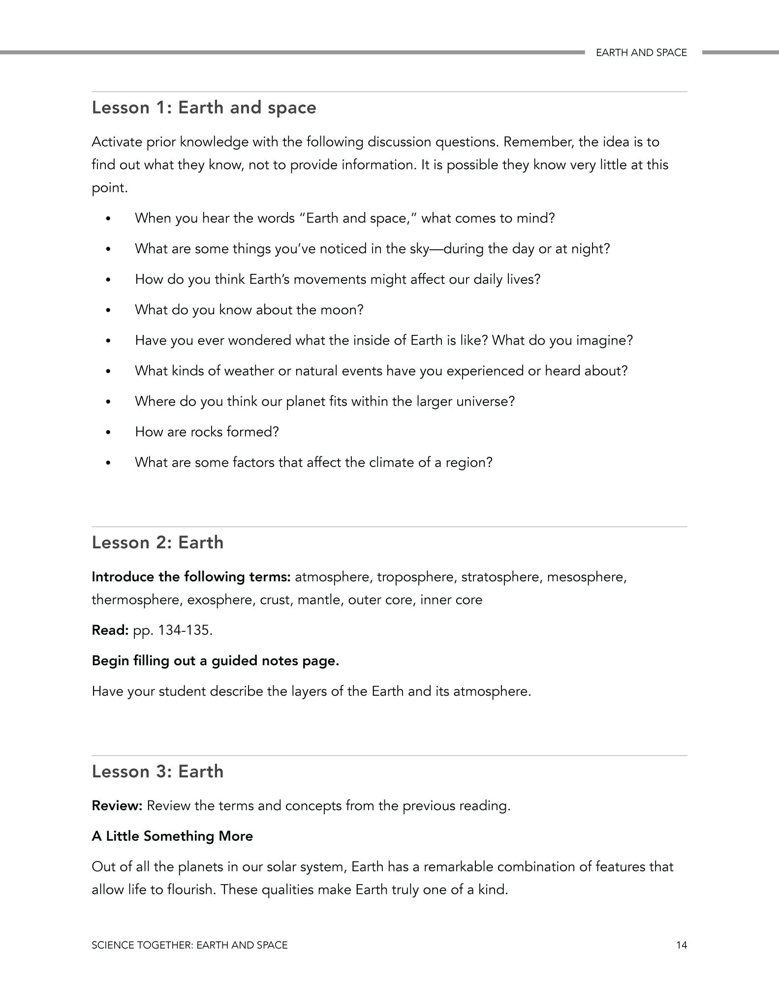 Science Together: Earth and Space - Homeschool Better Together