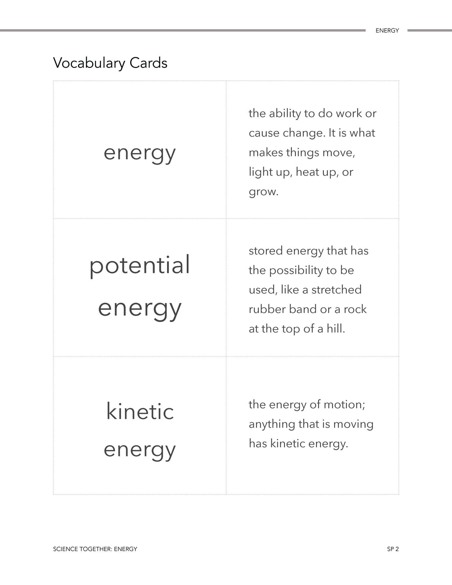 Science Together: Energy - Homeschool Better Together