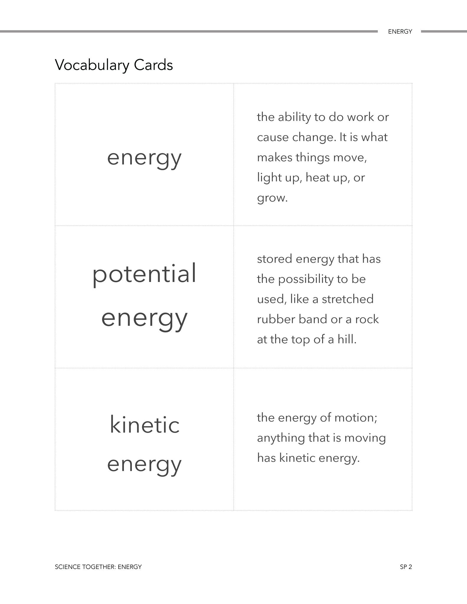 Science Together: Energy - Homeschool Better Together