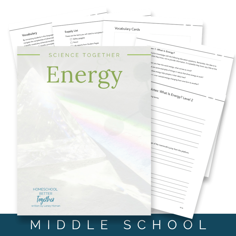 Science Together: Energy – Homeschool Better Together
