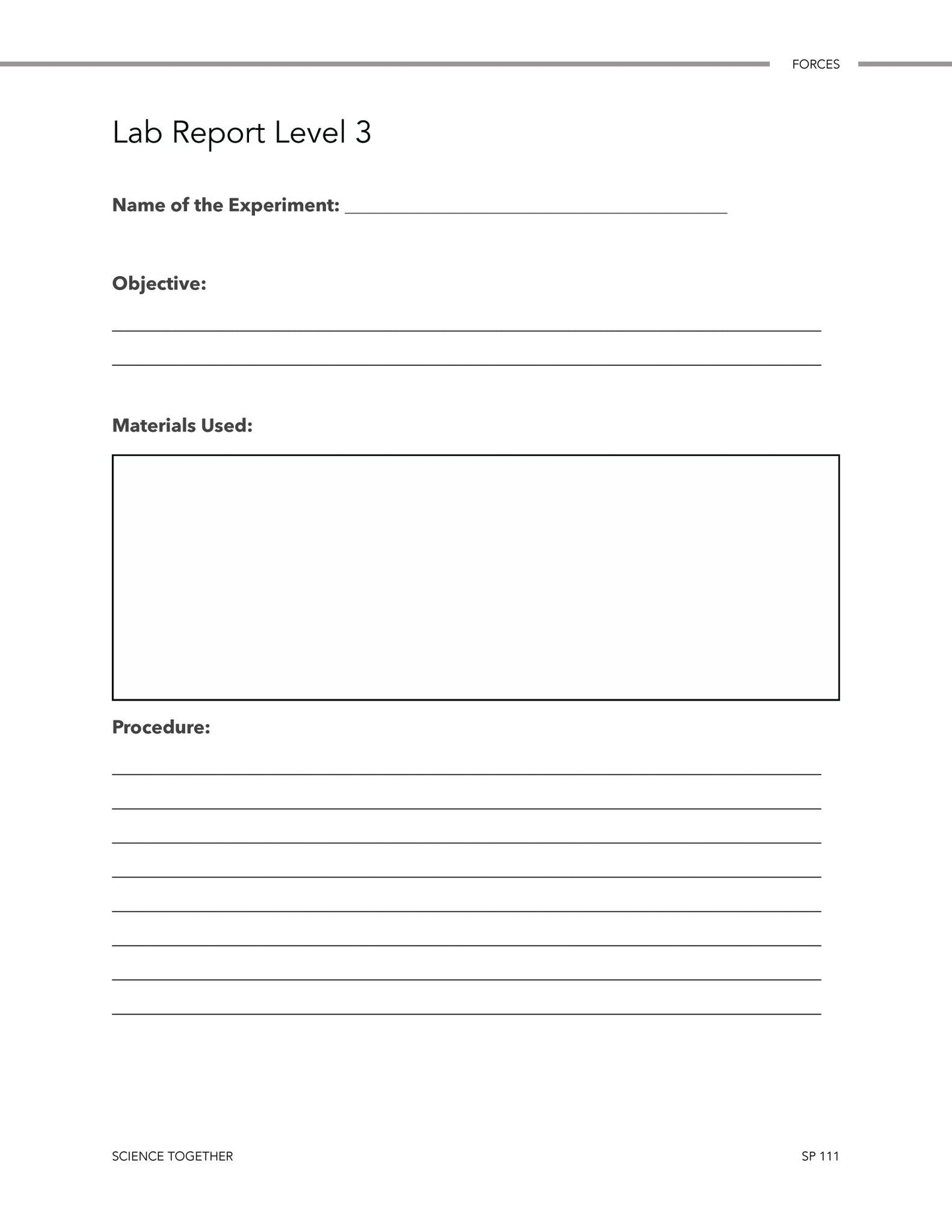 Science Together: Forces (FAE) - Homeschool Better Together