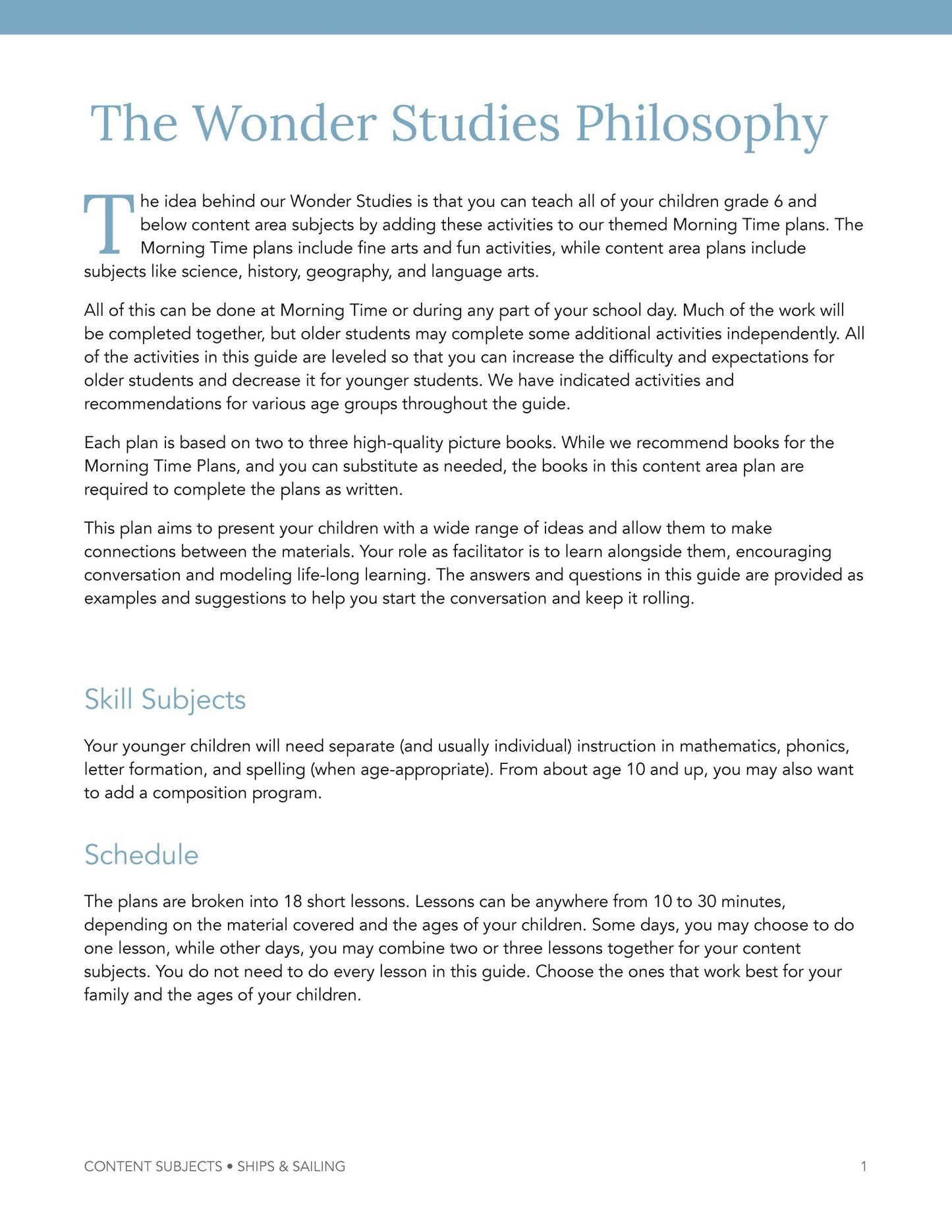 Ships and Sailing Wonder Studies - Homeschool Better Together