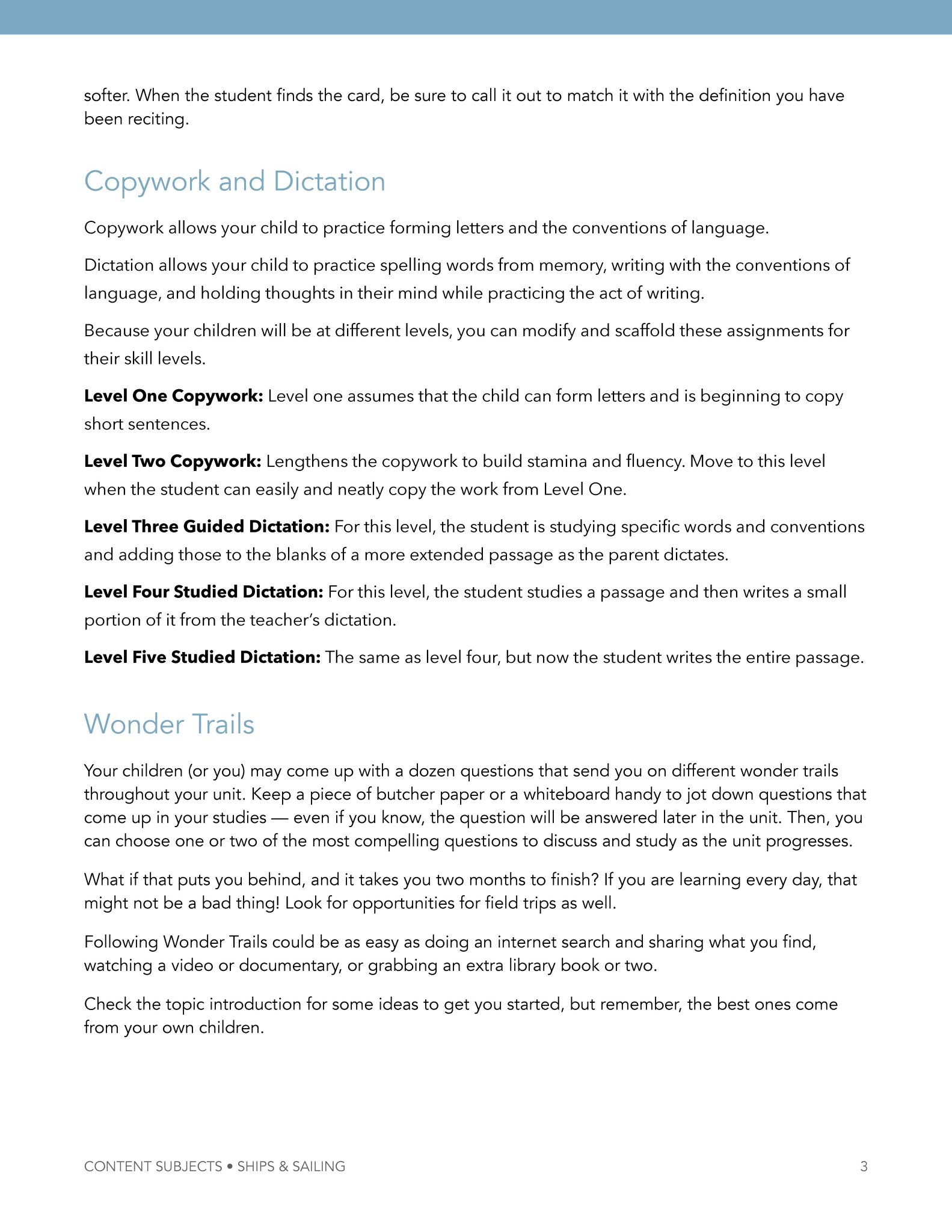 Ships and Sailing Wonder Studies - Homeschool Better Together