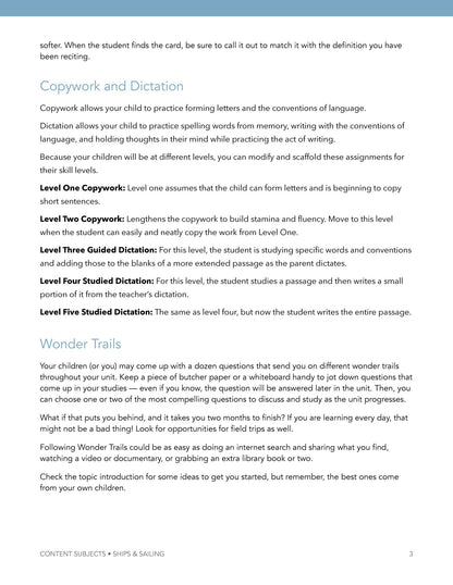 Ships and Sailing Wonder Studies - Homeschool Better Together