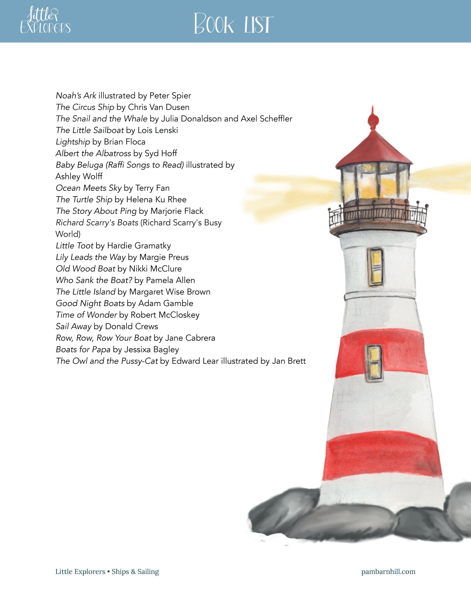 Ships & Sailing Little Explorers - Homeschool Better Together