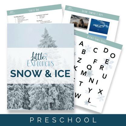 Snow & Ice Little Explorers - Homeschool Better Together