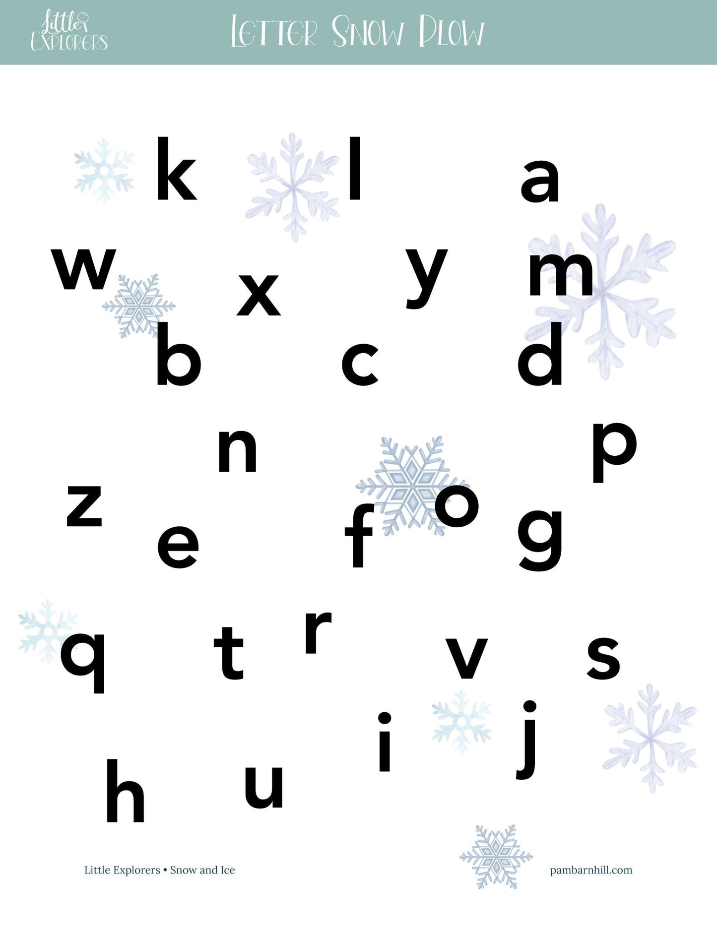 Snow & Ice Little Explorers - Homeschool Better Together
