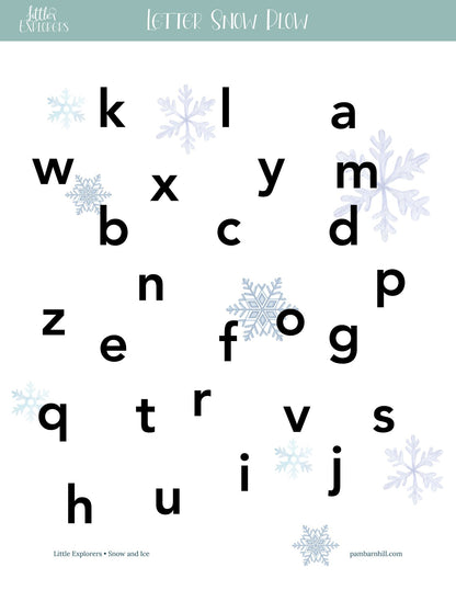 Snow & Ice Little Explorers - Homeschool Better Together