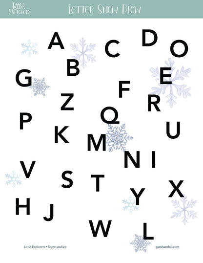 Snow & Ice Little Explorers - Homeschool Better Together