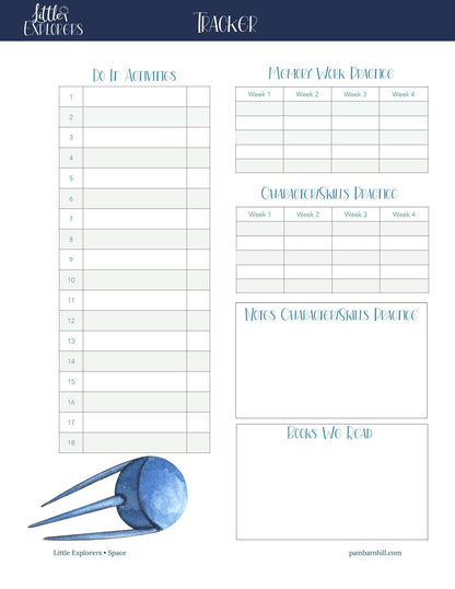 Space Little Explorers - Homeschool Better Together