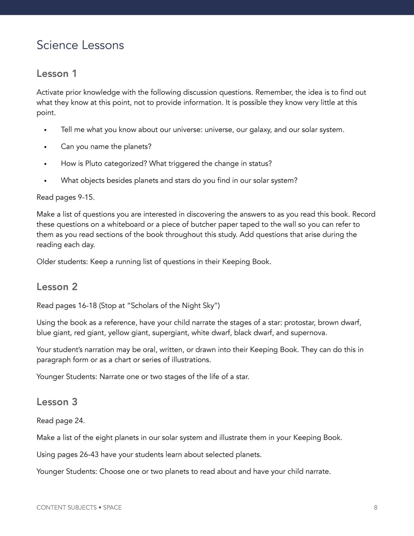 Space Wonder Studies - Homeschool Better Together