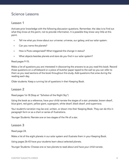 Space Wonder Studies - Homeschool Better Together