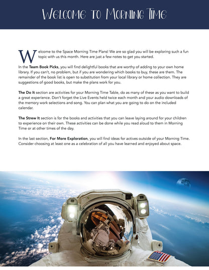 Space Wonder Studies - Homeschool Better Together