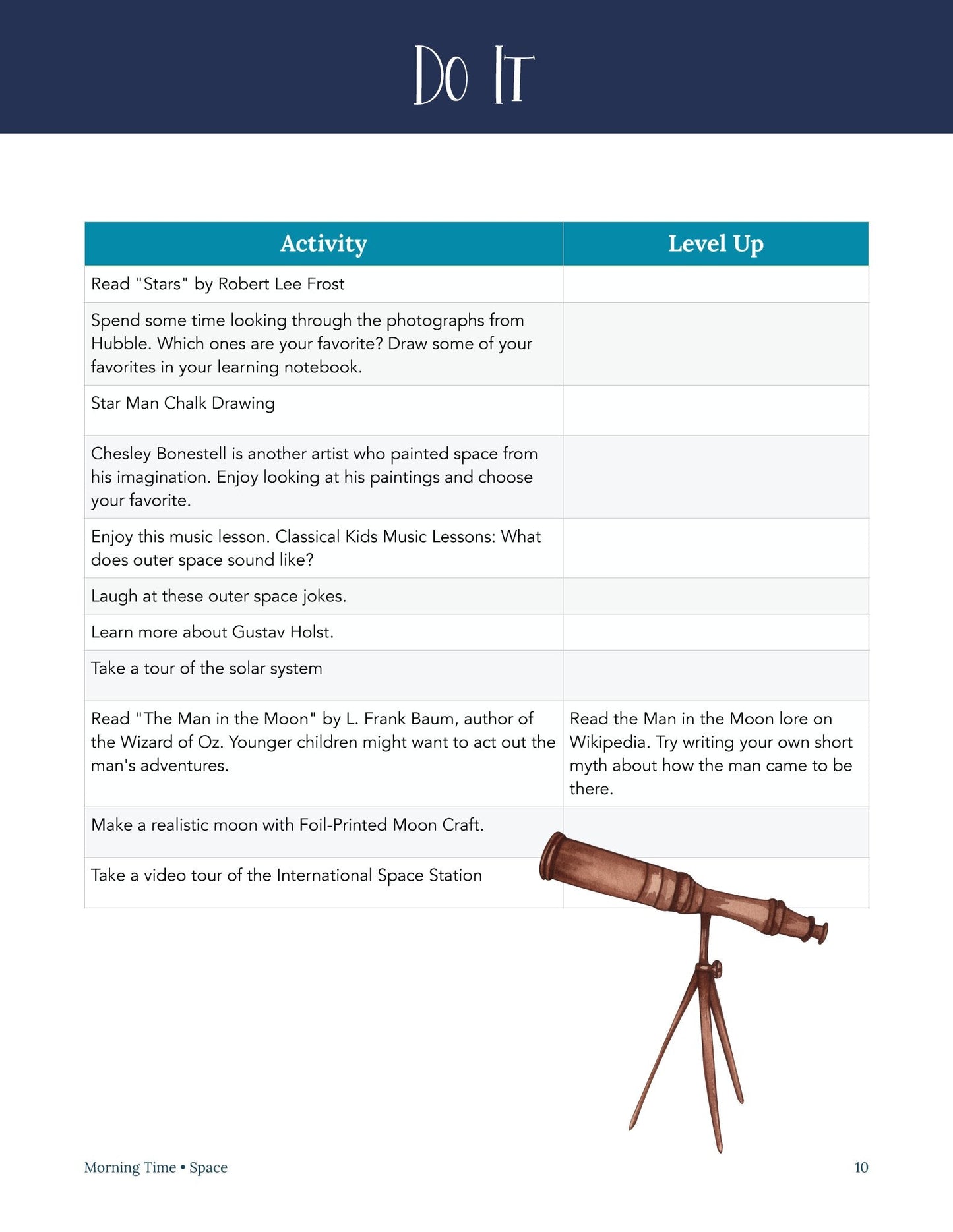 Space Wonder Studies - Homeschool Better Together