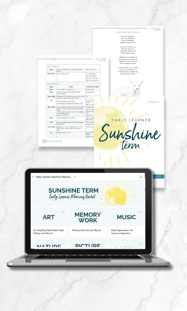 Sunshine Term: Early Learner Morning Time Plans - Homeschool Better Together