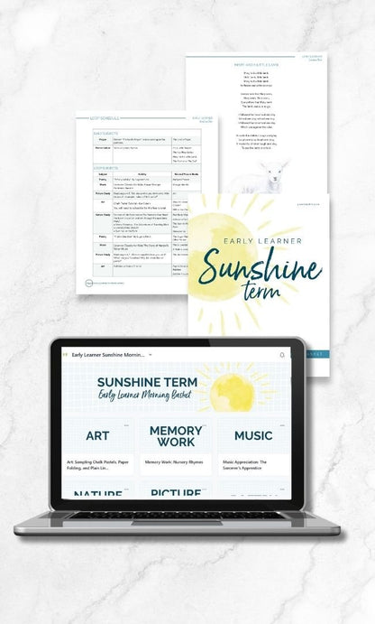 Sunshine Term: Early Learner Morning Time Plans - Homeschool Better Together