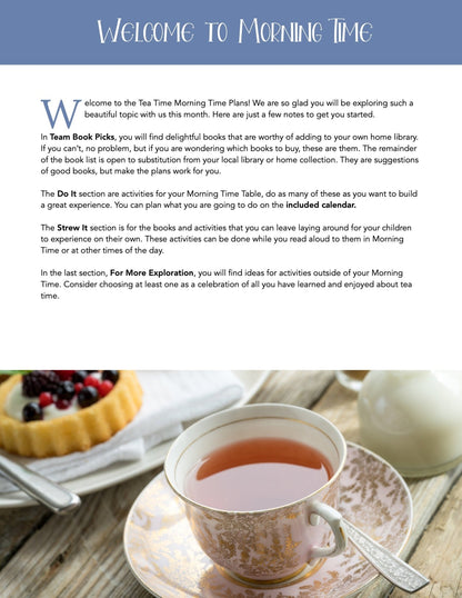 Tea Time Wonder Studies - Homeschool Better Together