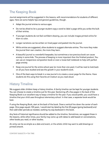 Tea Time Wonder Studies - Homeschool Better Together